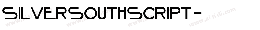 SilverSouthScript字体转换