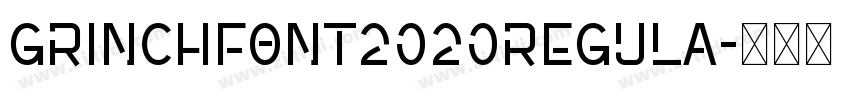 GrinchFont2020Regula字体转换