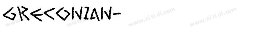 Greconian字体转换