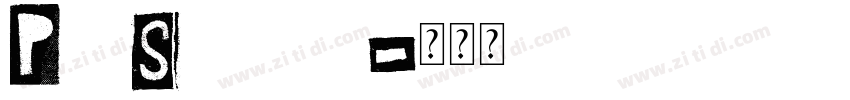 PostScriptum字体转换
