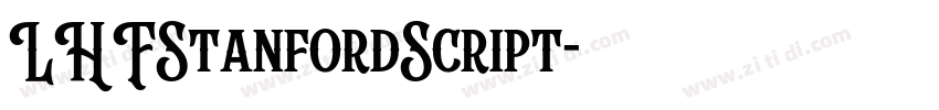 LHFStanfordScript字体转换