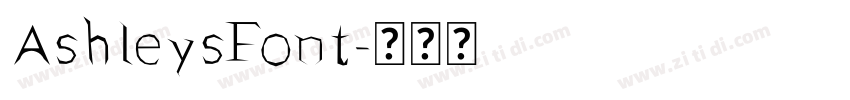 AshleysFont字体转换