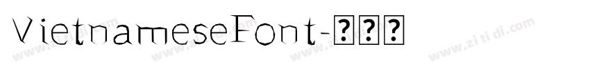 VietnameseFont字体转换