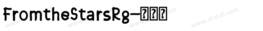 FromtheStarsRg字体转换