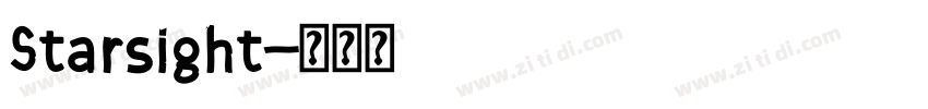 Starsight字体转换