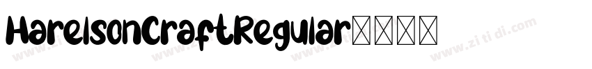 HarelsonCraftRegular字体转换
