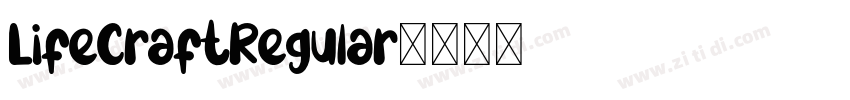 LifeCraftRegular字体转换
