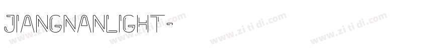 JiangnanLight字体转换 JiangnanLight字体转换