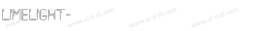 Limelight字体转换