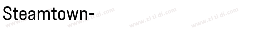 Steamtown字体转换