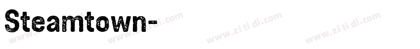 Steamtown字体转换