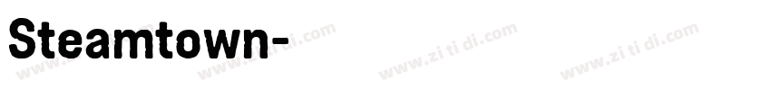 Steamtown字体转换