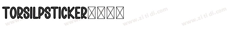 TorsilpSticker字体转换