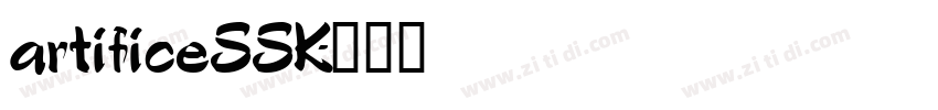 artificeSSK字体转换