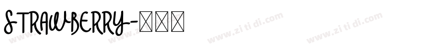 STRAWBERRY字体转换