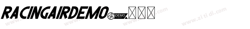 RacingAirDemo字体转换