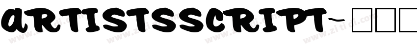 ARTISTSSCRIPT字体转换