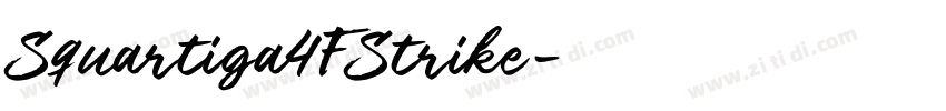 Squartiga4FStrike字体转换