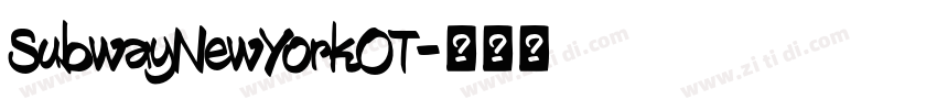 SubwayNewYorkOT字体转换