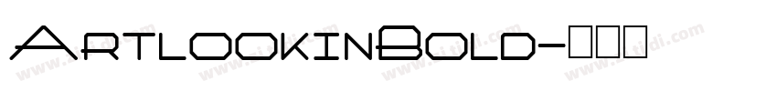 ArtlookinBold字体转换