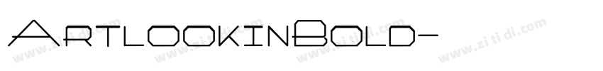 ArtlookinBold字体转换