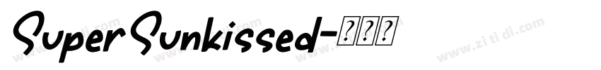 SuperSunkissed字体转换