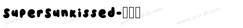 SuperSunkissed字体转换