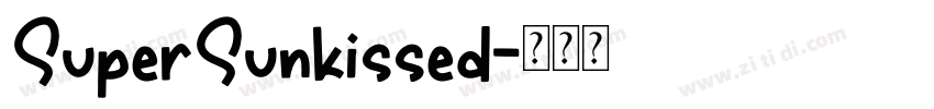SuperSunkissed字体转换