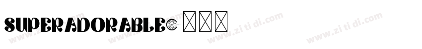 SuperAdorable字体转换
