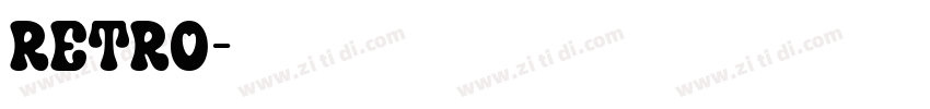 retro字体转换