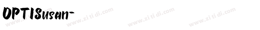 OPTISusan字体转换