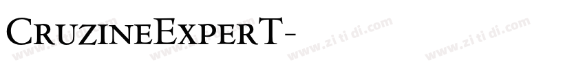 CruzineExperT字体转换