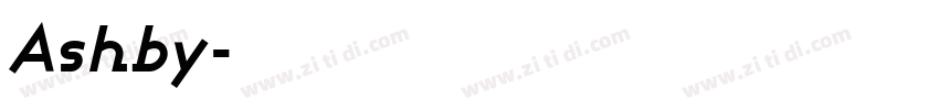 Ashby字体转换