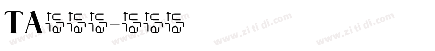 TA優美筆字体转换