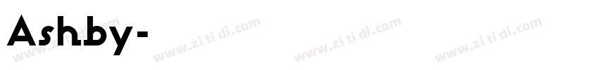 Ashby字体转换