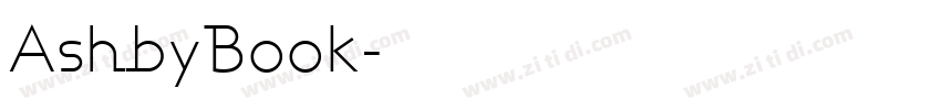 AshbyBook字体转换