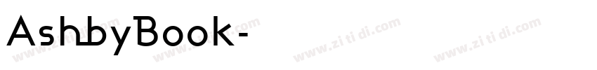 AshbyBook字体转换