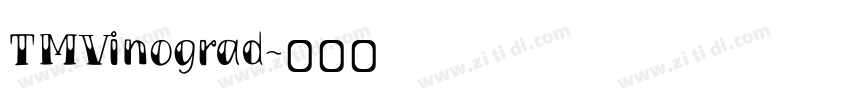 TMVinograd字体转换