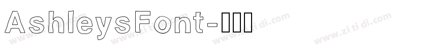 AshleysFont字体转换