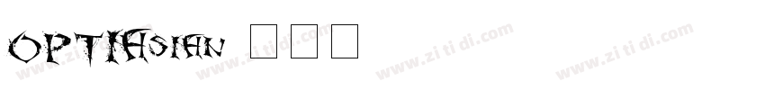 OPTIAsian字体转换