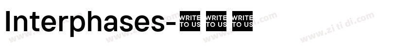 Interphases字体转换