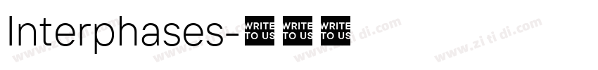 Interphases字体转换