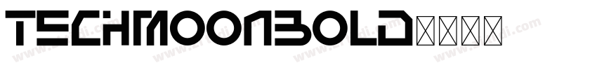 TechmoonBold字体转换