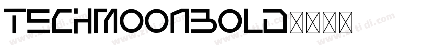 TechmoonBold字体转换