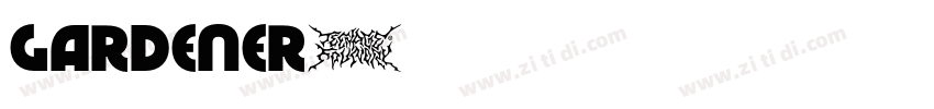 GARDENER字体转换