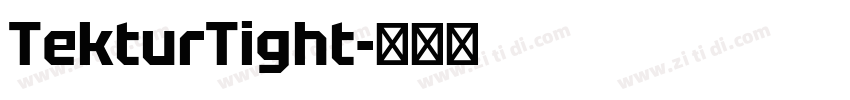 TekturTight字体转换