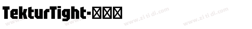 TekturTight字体转换