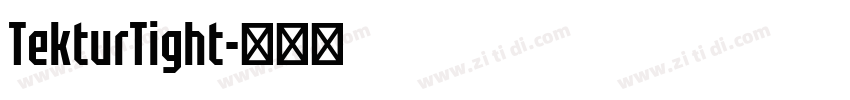 TekturTight字体转换