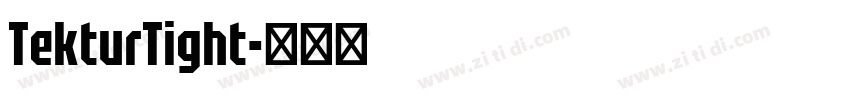 TekturTight字体转换