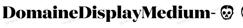 DomaineDisplayMedium字体转换
